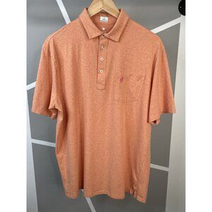 Johnnie O Original Heathered Polo Men’s L Clementine Stretch Hangin Out Golf